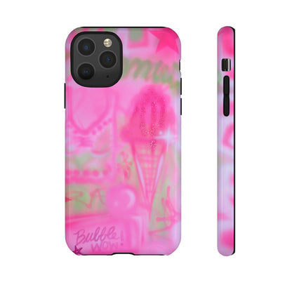 "miami matcha" airbrush iPhone case