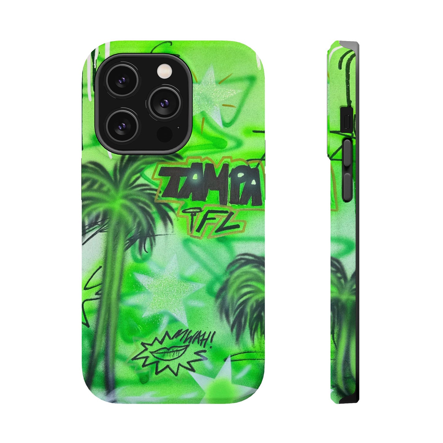 MagSafe "tampa, fl" airbrush iPhone case