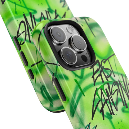 "east lansing, mi" airbrush iPhone case
