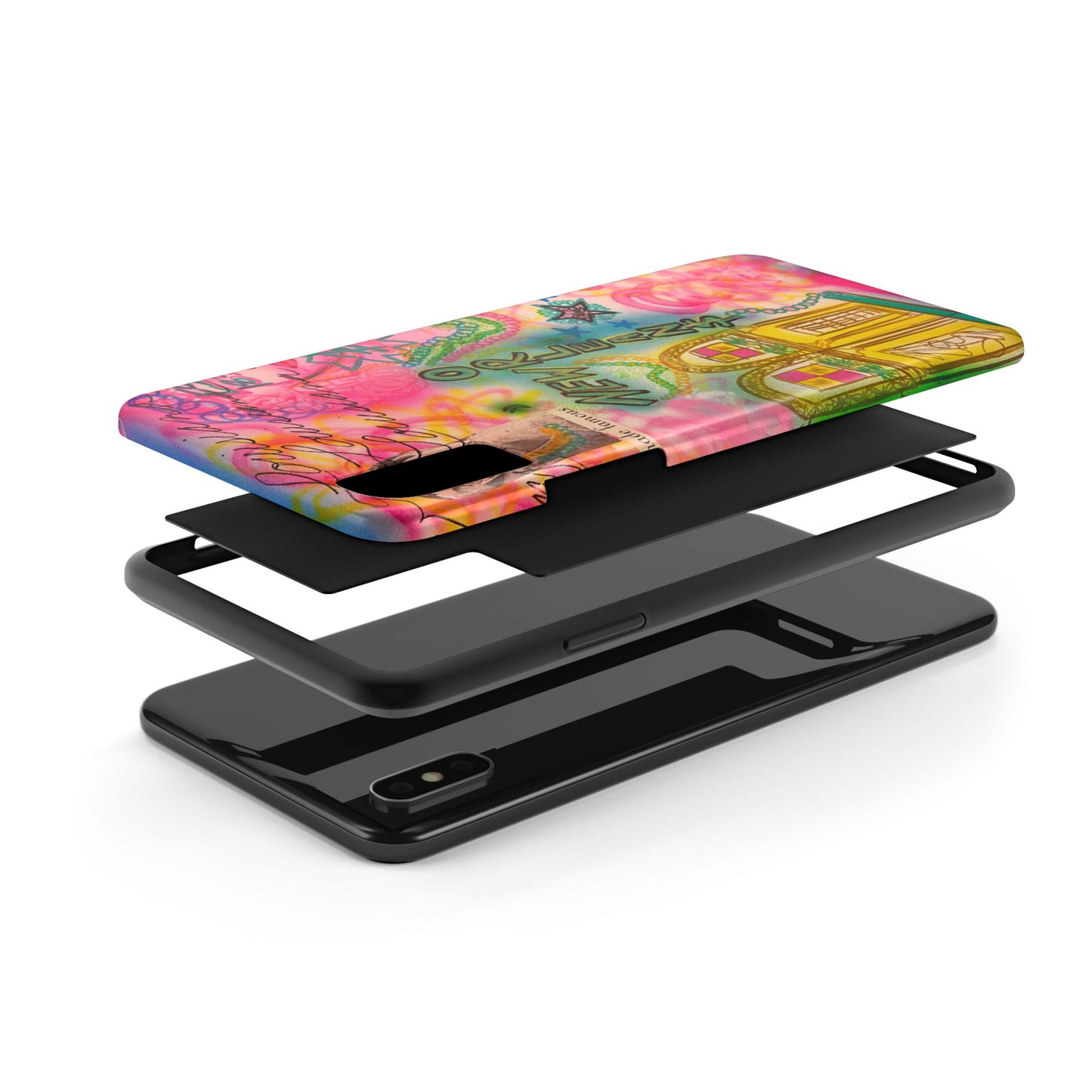 "new orleans, la" airbrush iPhone case