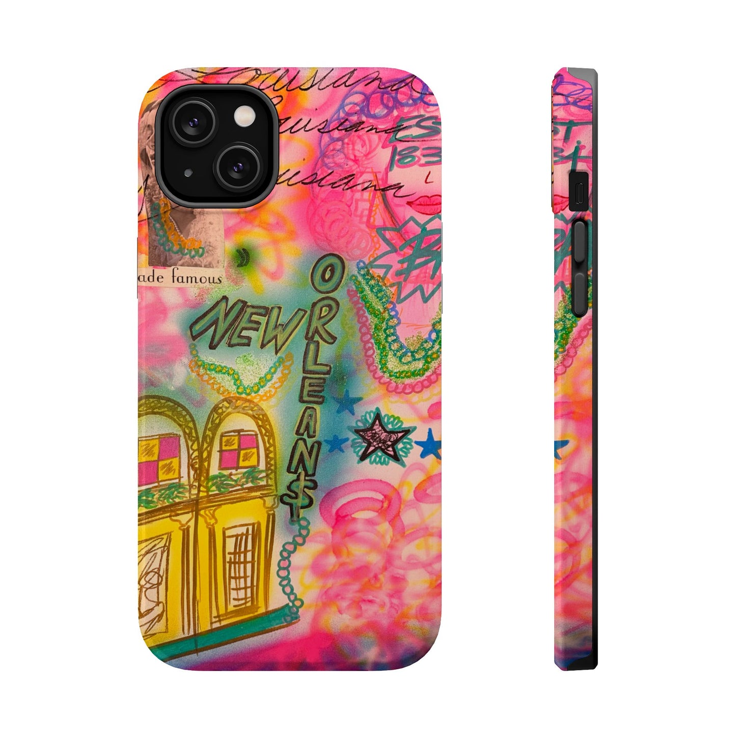 MagSafe "new orleans, la" airbrush iPhone case