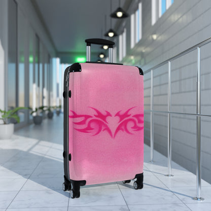 "pink trampstamp" airbrush suitcase