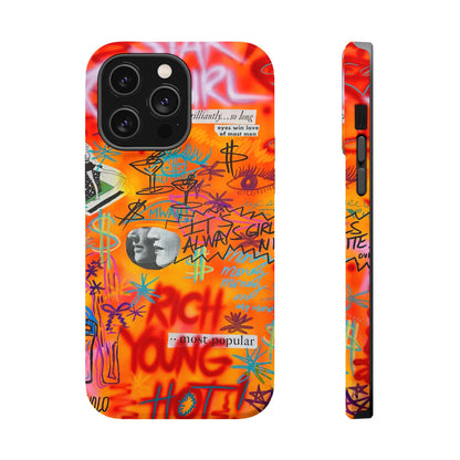 MagSafe "rich, young, hot" airbrush iPhone case