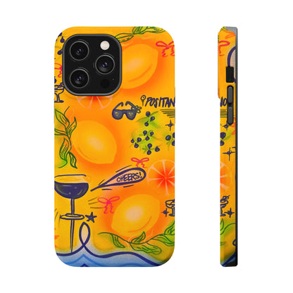 "citrus coastline" airbrush iPhone case