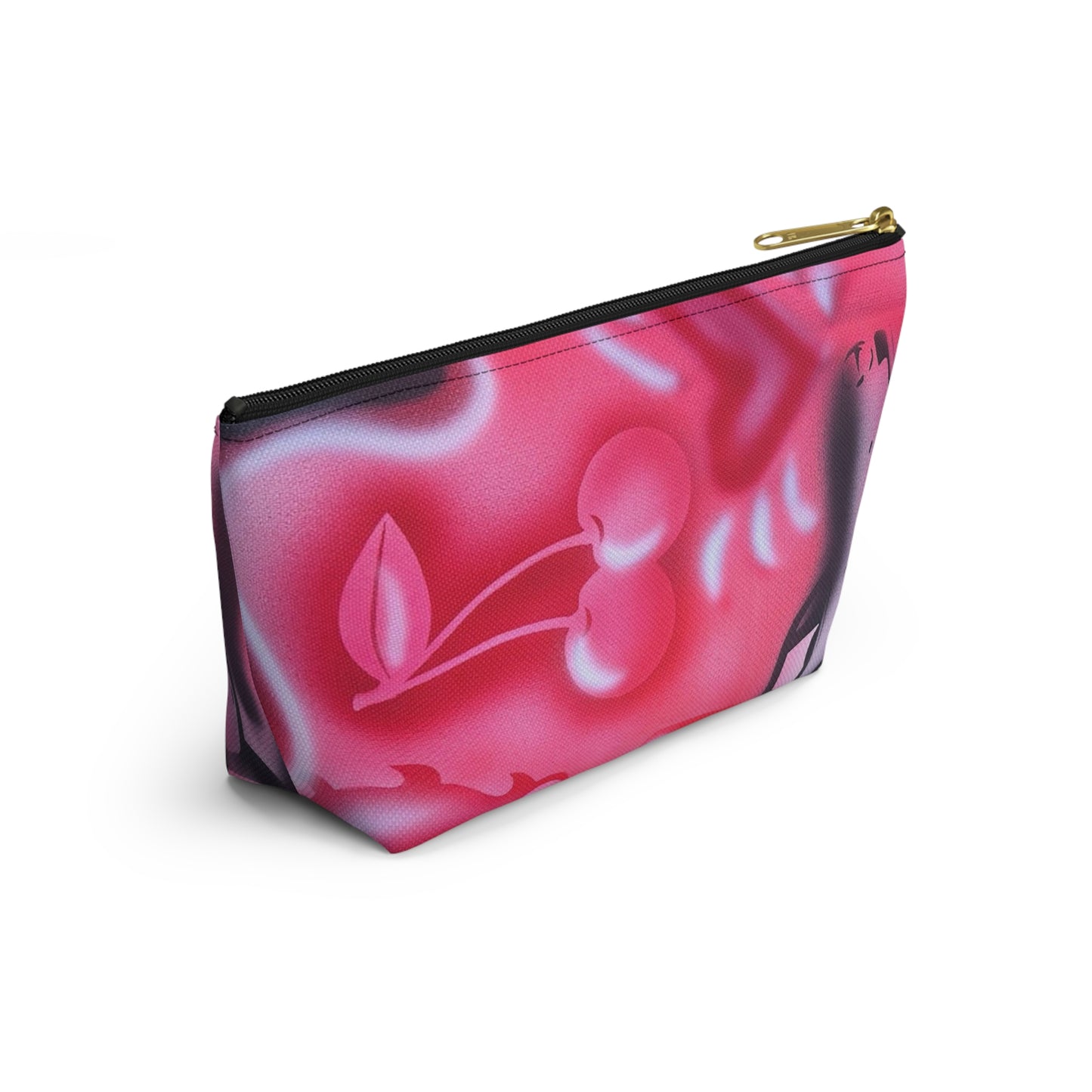 "on her way" airbrush makeup pouch