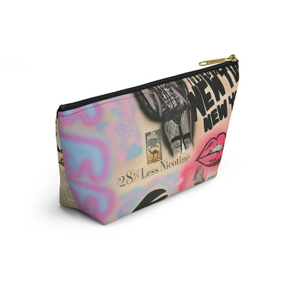 "new york, new york" airbrush makeup pouch