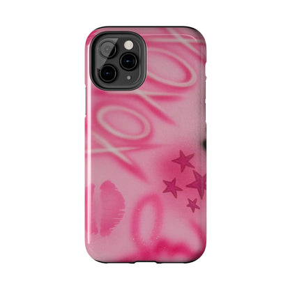 "perfectly pink" airbrush iPhone case