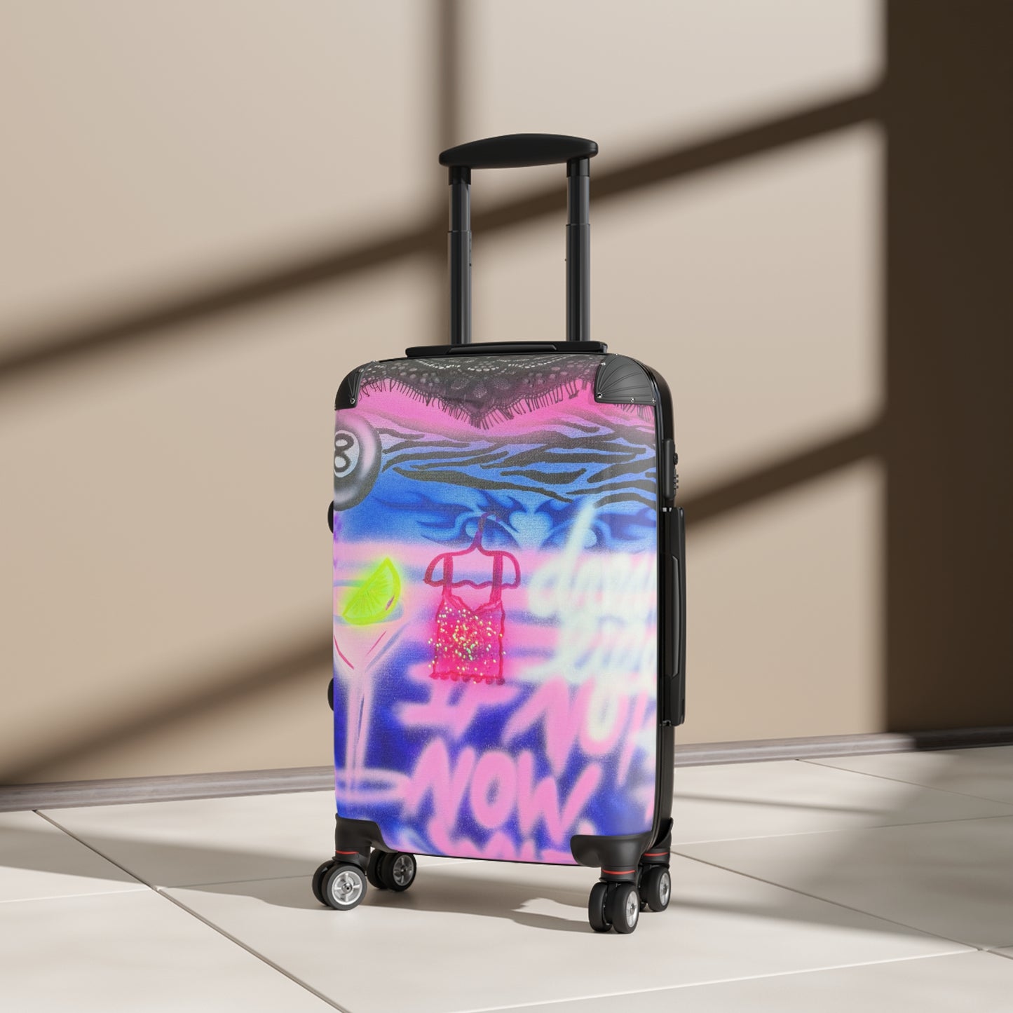 "dream life" airbrush suitcase