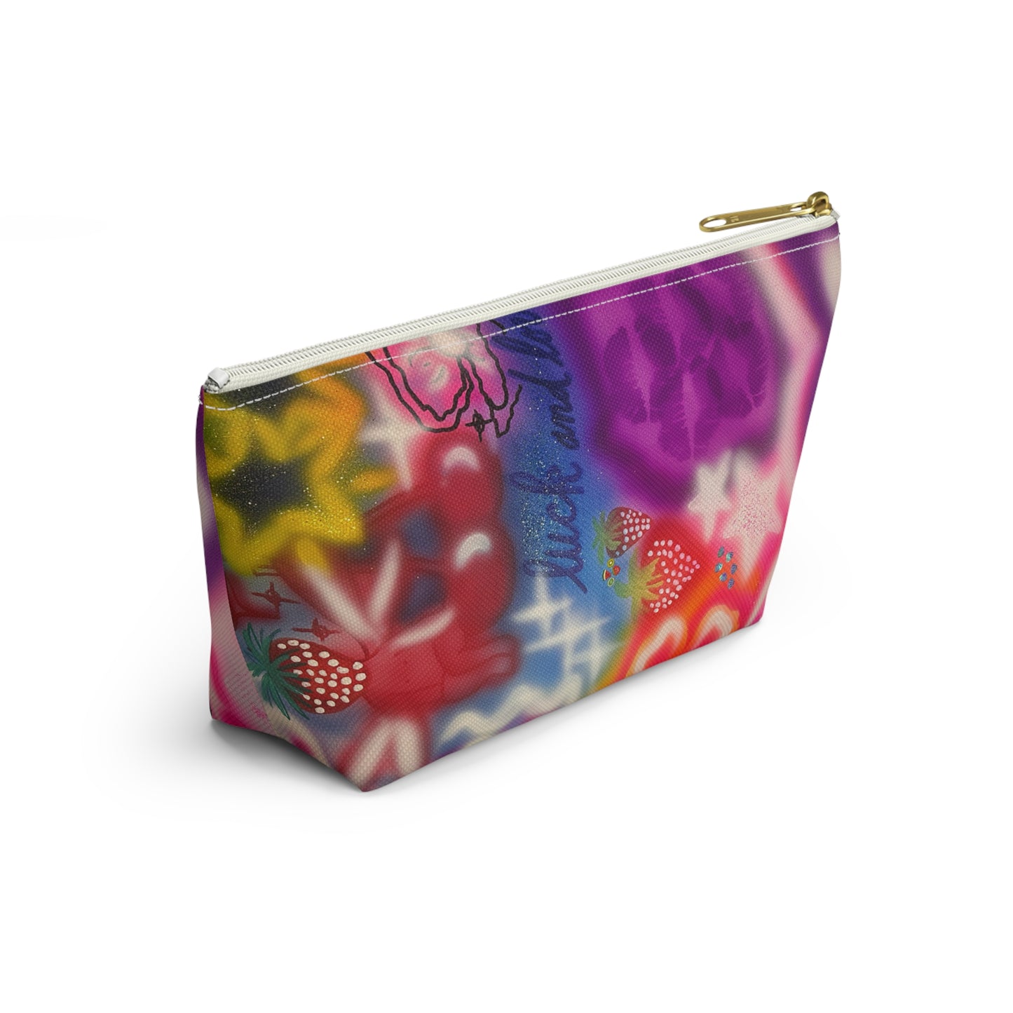 "luck & luv" airbrush makeup pouch