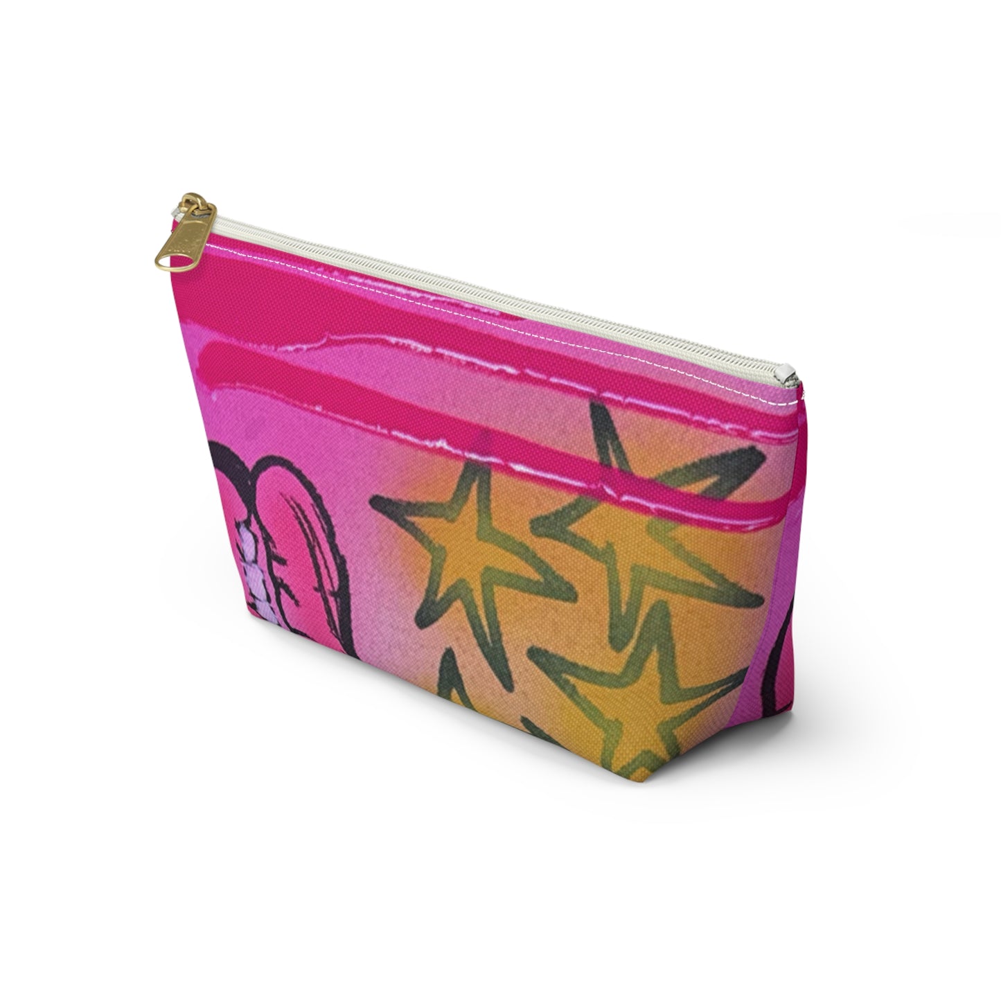 "star drip" airbrush makeup pouch