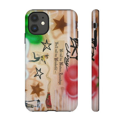 "very cherry" airbrush iPhone case