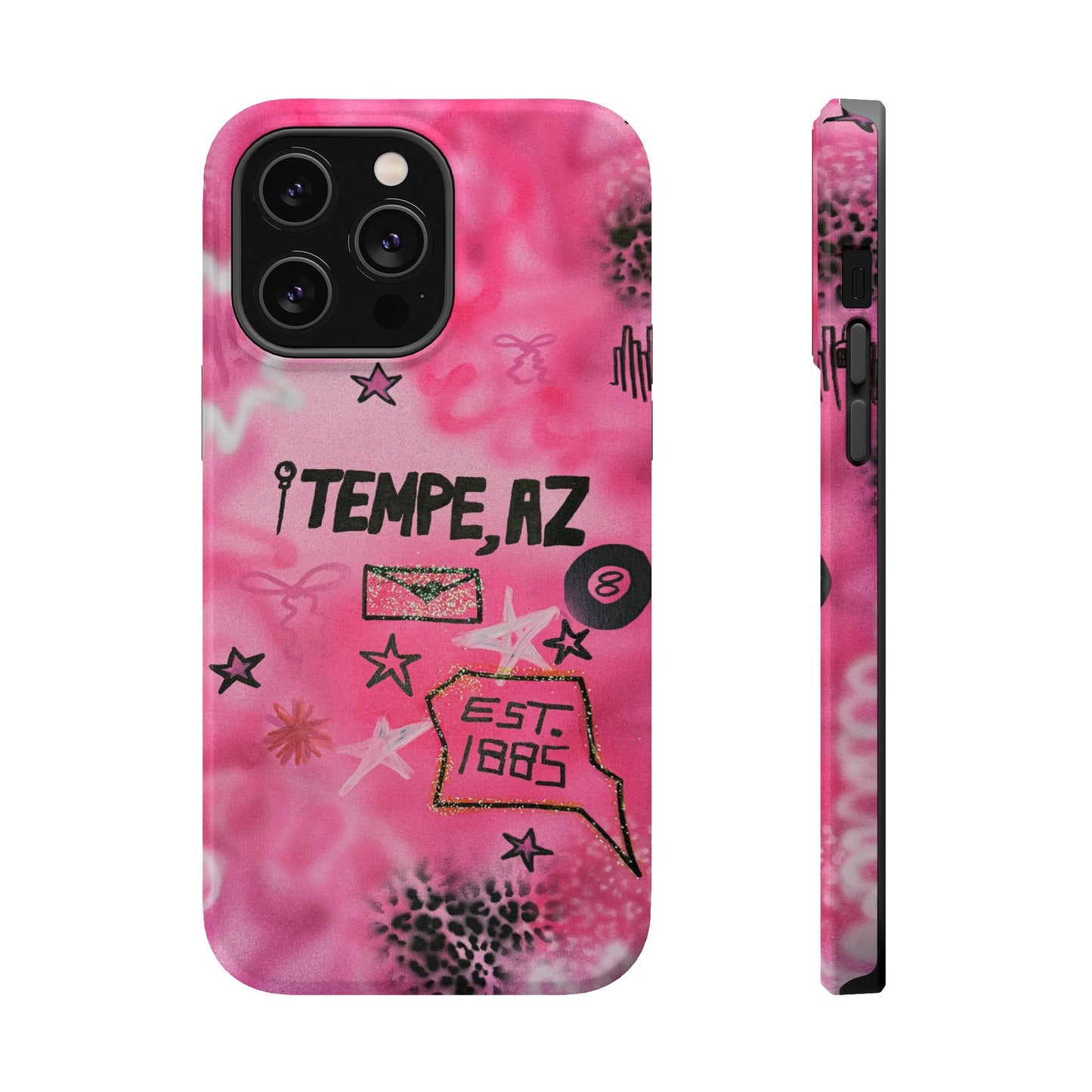 MagSafe "arizona state university pt. 2" airbrush iPhone case