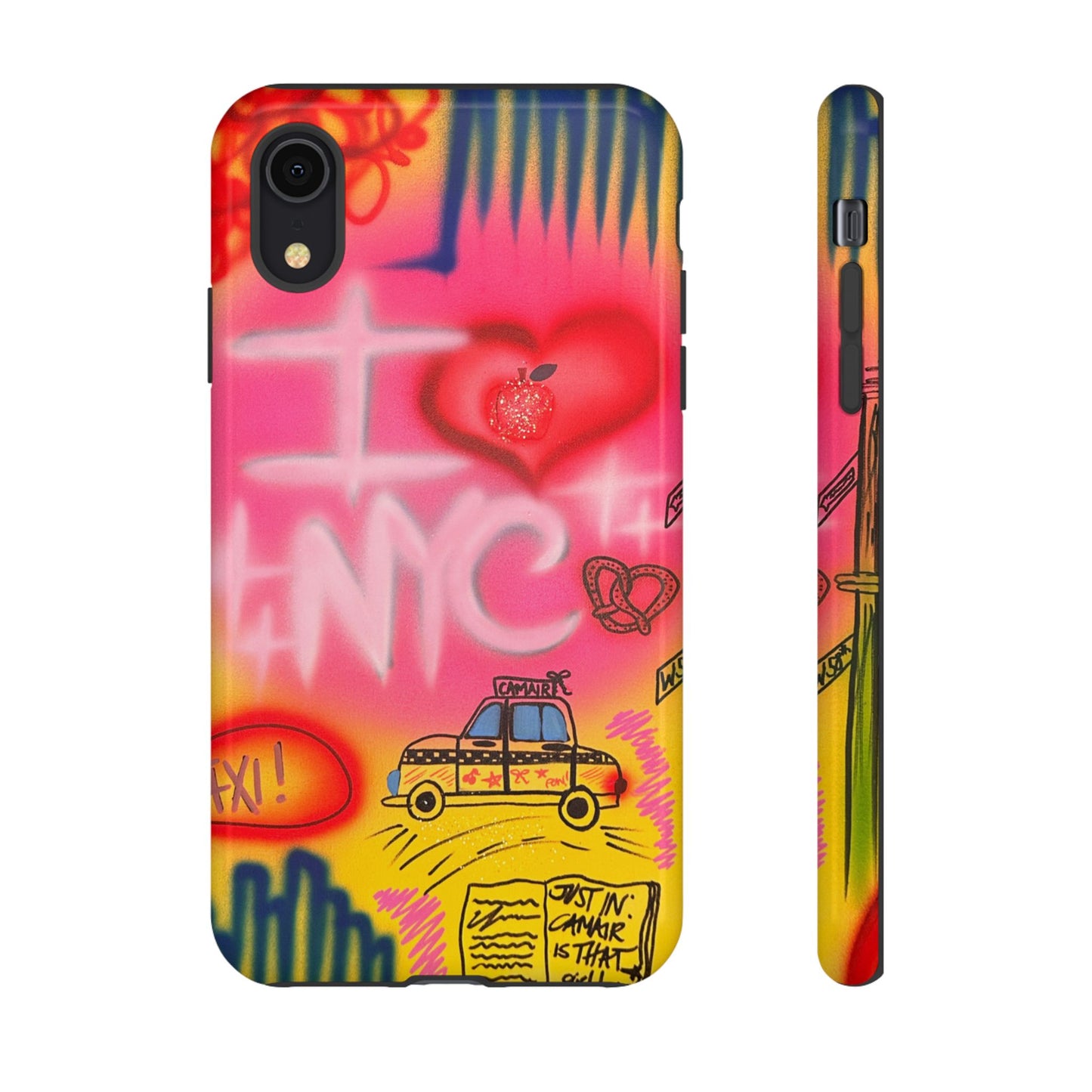 "in the city" airbrush iPhone case