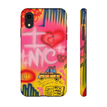 "in the city" airbrush iPhone case