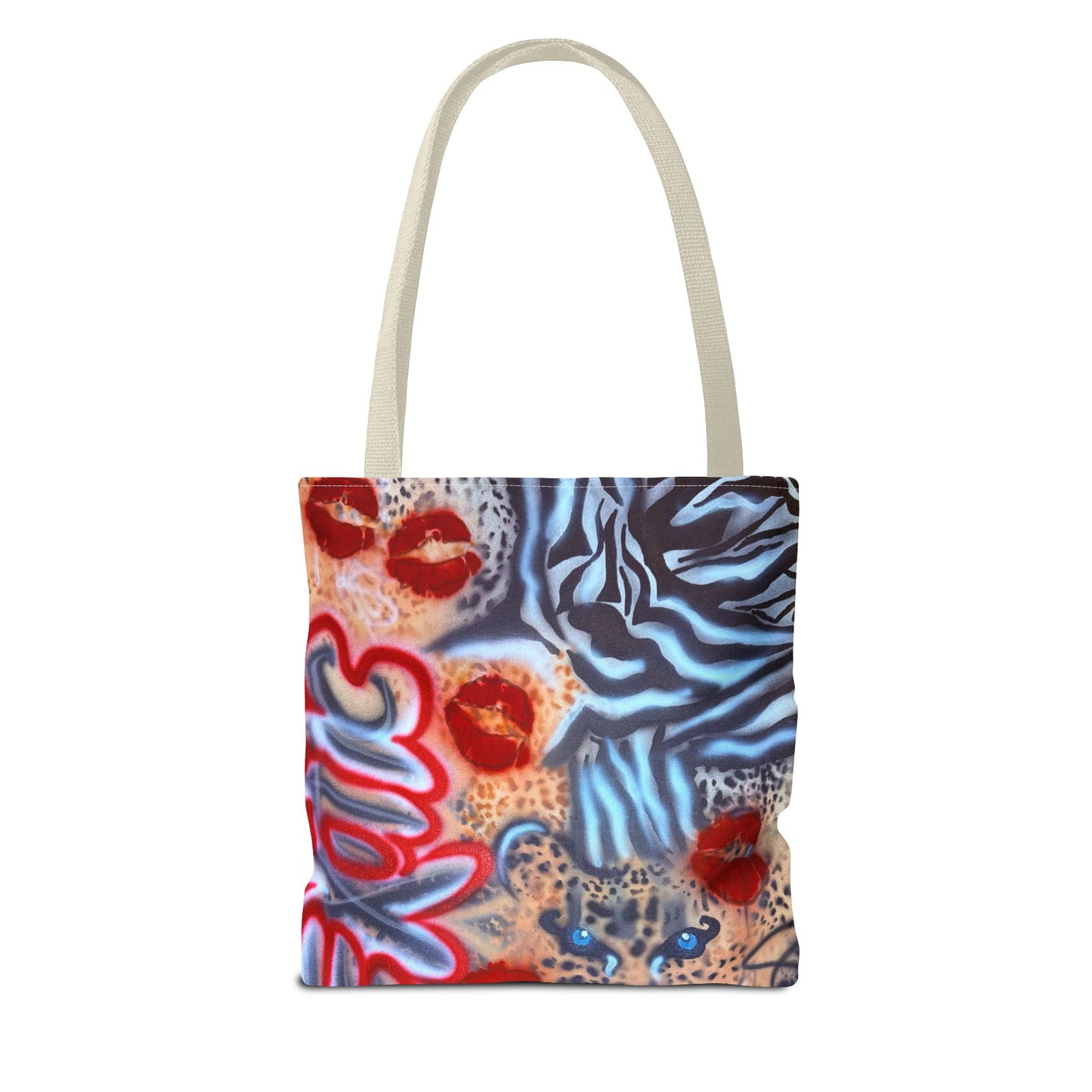 "in the wild" airbrush tote bag