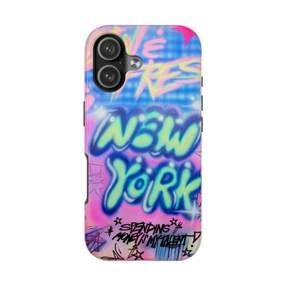 "spending $$ is my talent" airbrush iPhone case