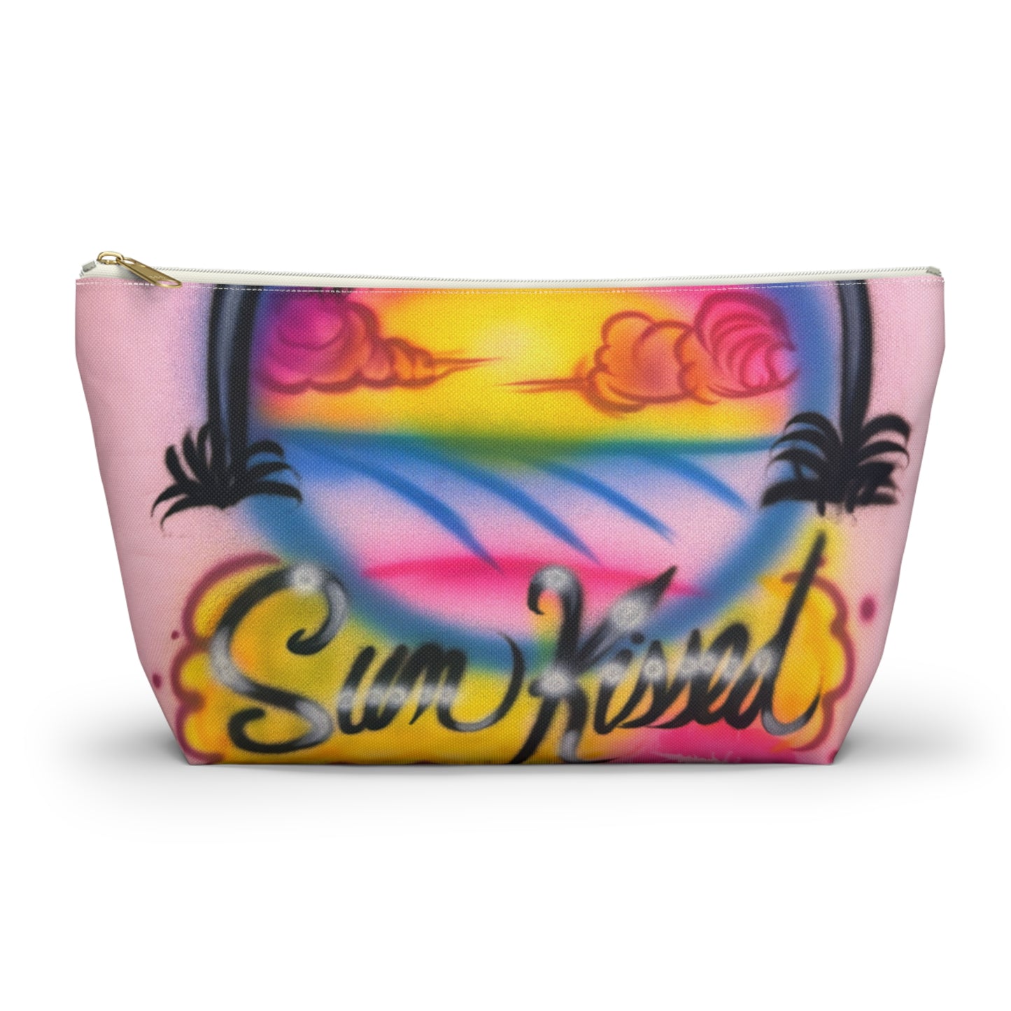 "sunkissed" airbrush makeup pouch