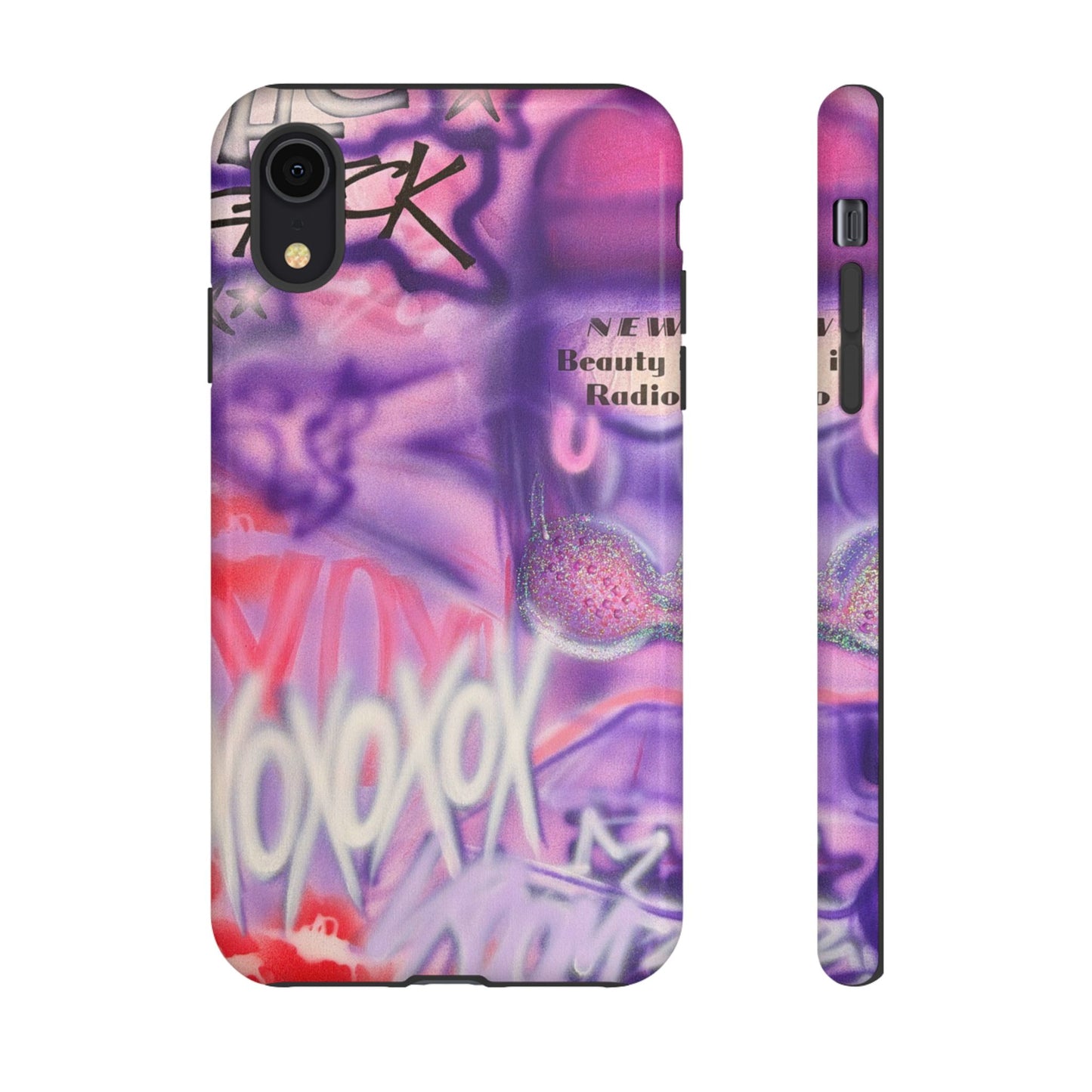 "mic check" airbrush iPhone case