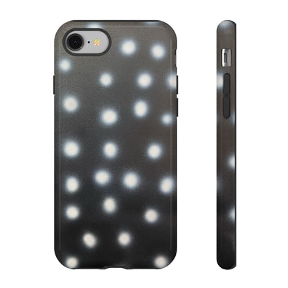 "coconut noir polka dot" airbrush iPhone case