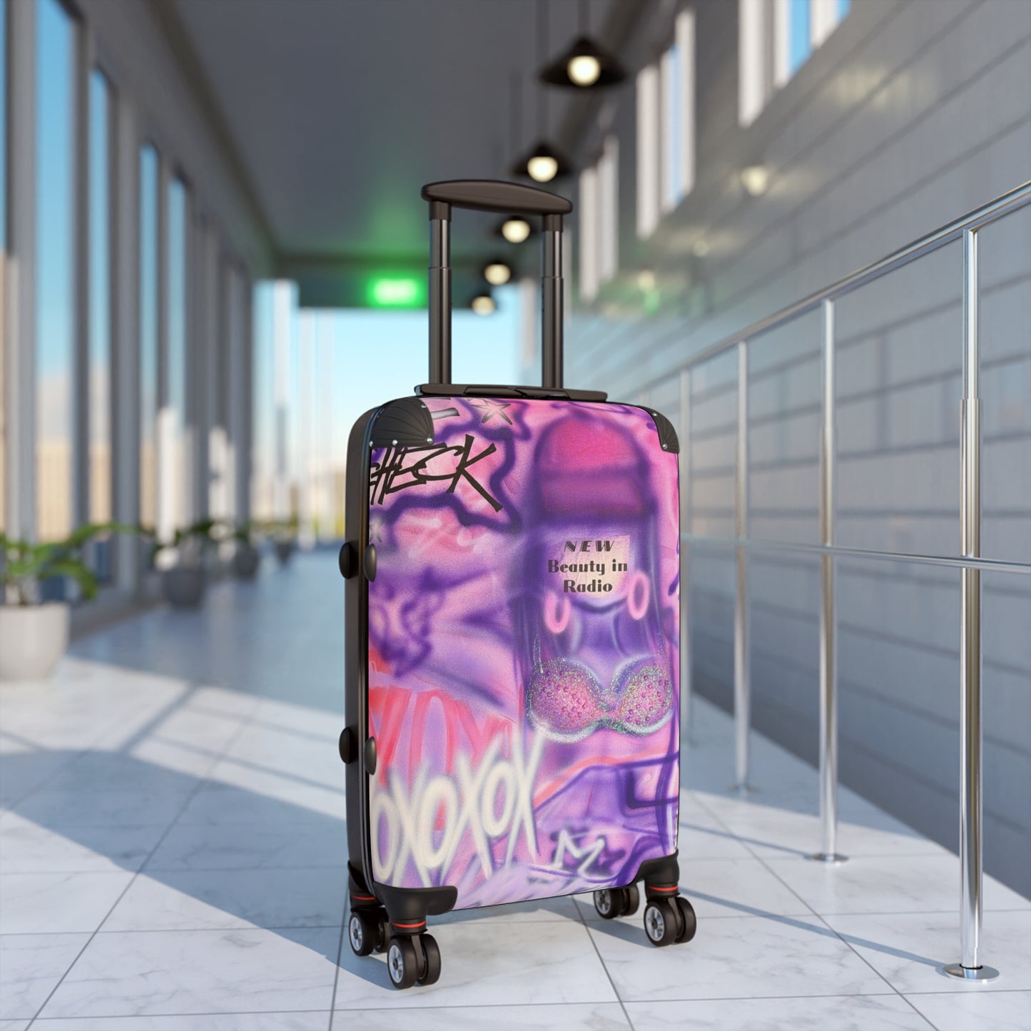 "mic check" airbrush suitcase