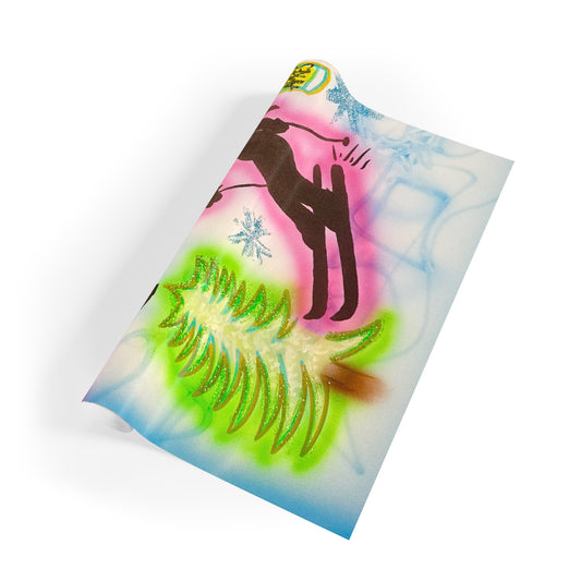 "winter escape" airbrush wrapping paper