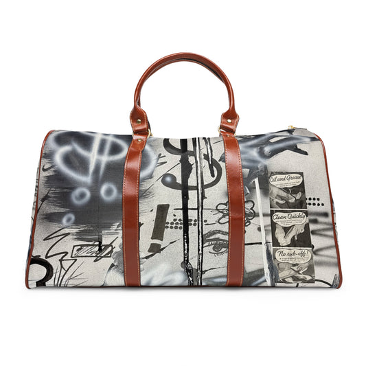 "monochrome mood" airbrush waterproof travel bag