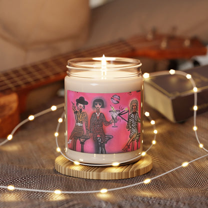 "party diva" airbrush soy candle