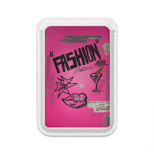 "high fashion" airbrush vegan wallet (Magsafe® Compatible)