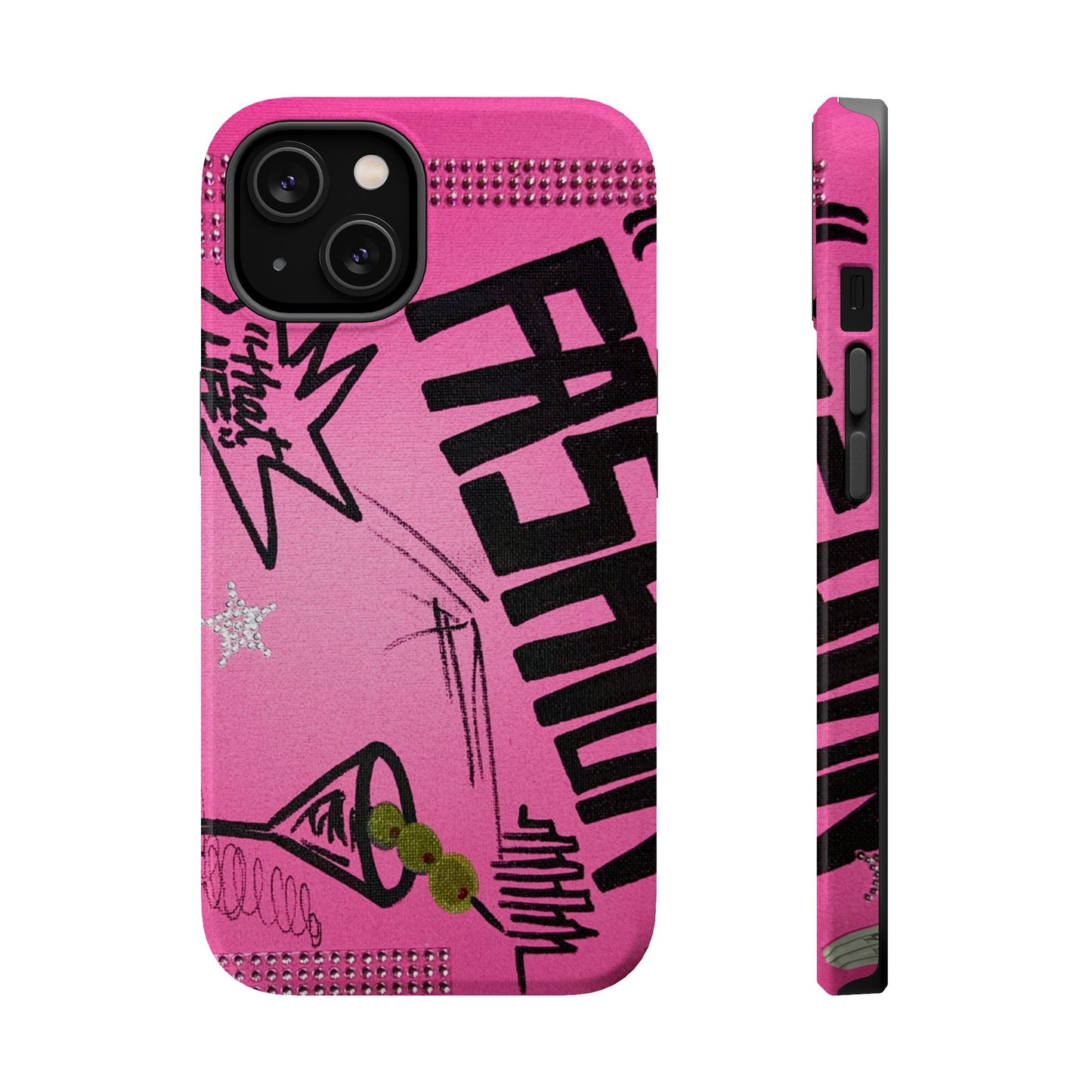 MagSafe "high fashion pt. 2" airbrush iPhone case