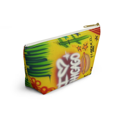"chicago" airbrush makeup pouch