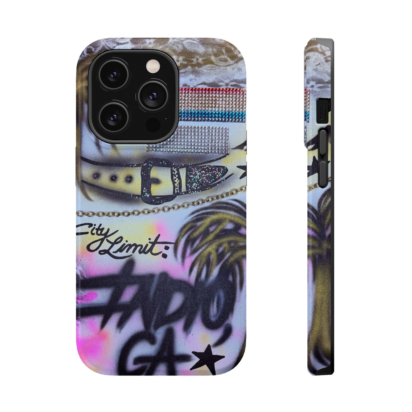 MagSafe "indio, ca" airbrush iPhone case