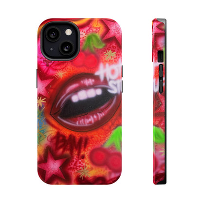 MagSafe "hot stuff" airbrush iPhone case