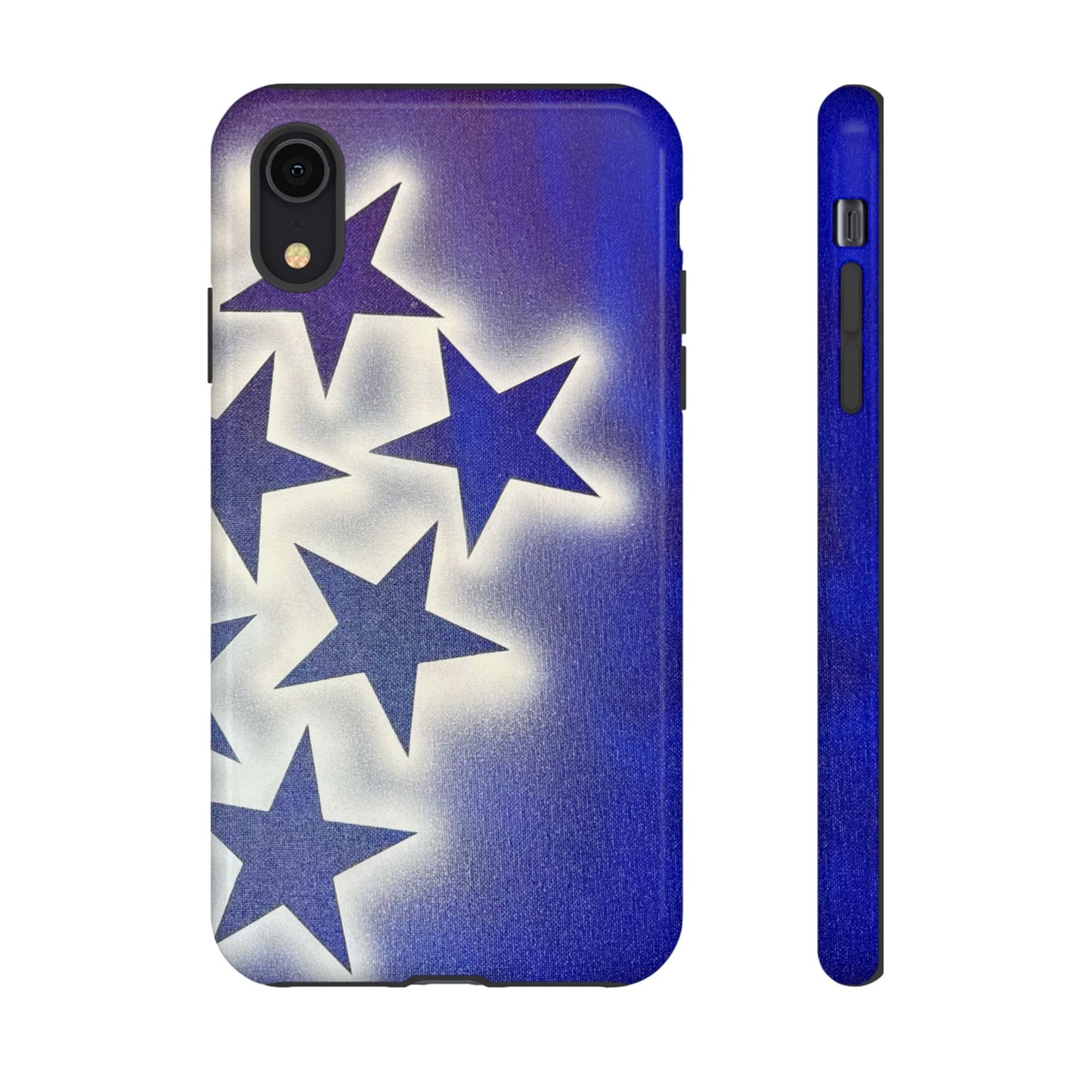 "frosted galaxy" airbrush iPhone case