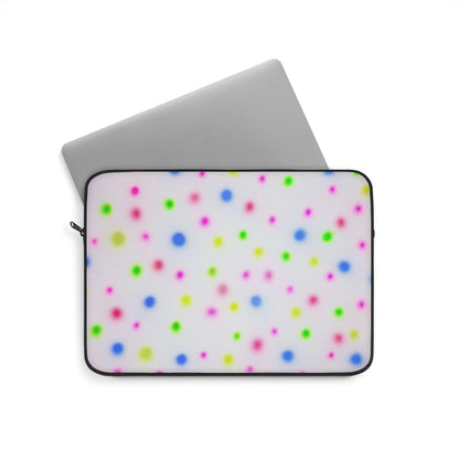 "birthday cake polka dot" airbrush laptop sleeve