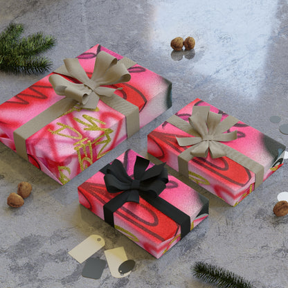 "IT girl" airbrush wrapping paper