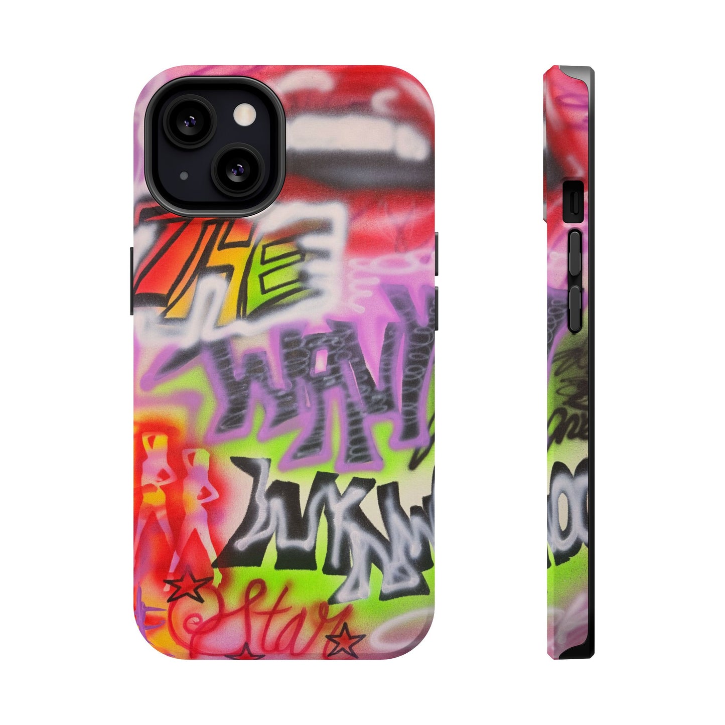 MagSafe "wynwood gold" airbrush iPhone case