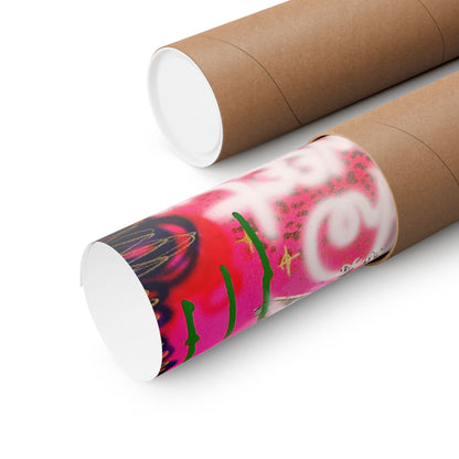 "sweet escape" airbrush horizontal print