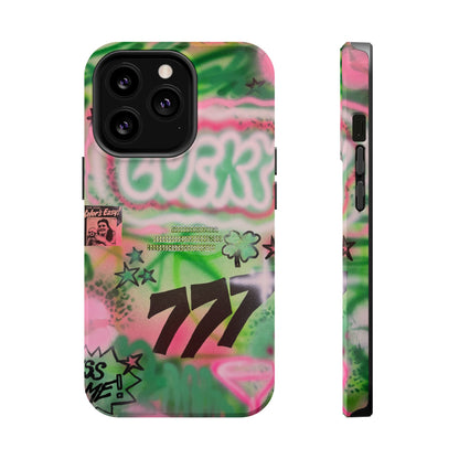 MagSafe "so lucky" airbrush iPhone case