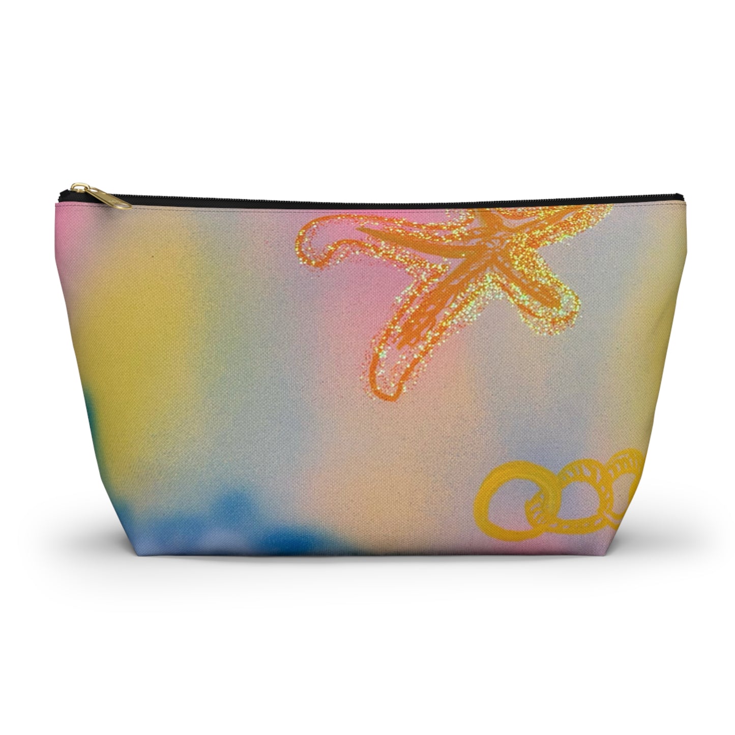 "sweet starfish" airbrush makeup pouch