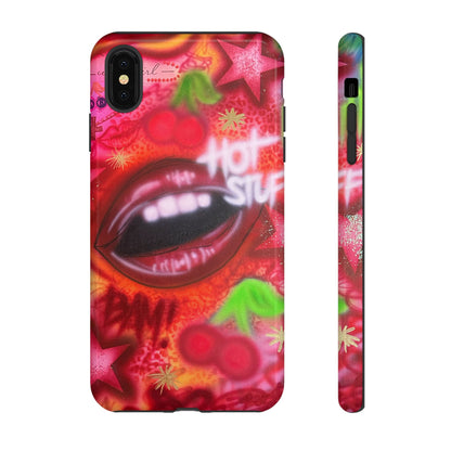 "hot stuff" airbrush iPhone case