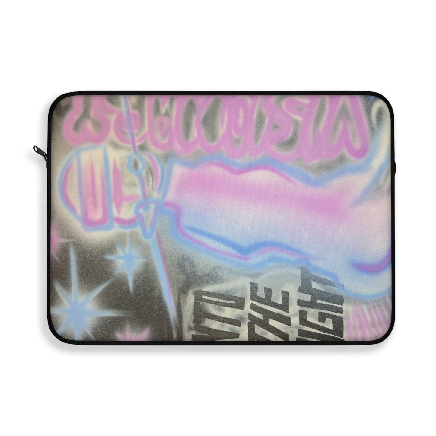 "into the night pt. 2" airbrush laptop sleeve