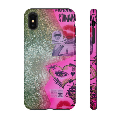 "glitter gloss" airbrush iPhone case