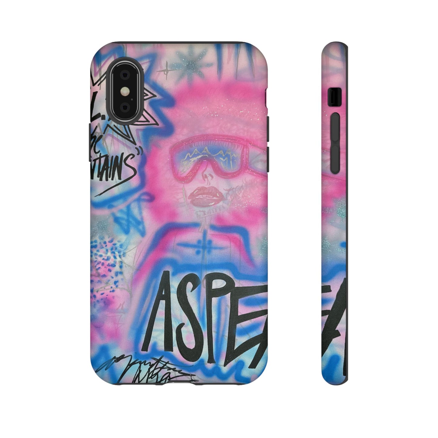 "aspen aspirations" airbrush iPhone case