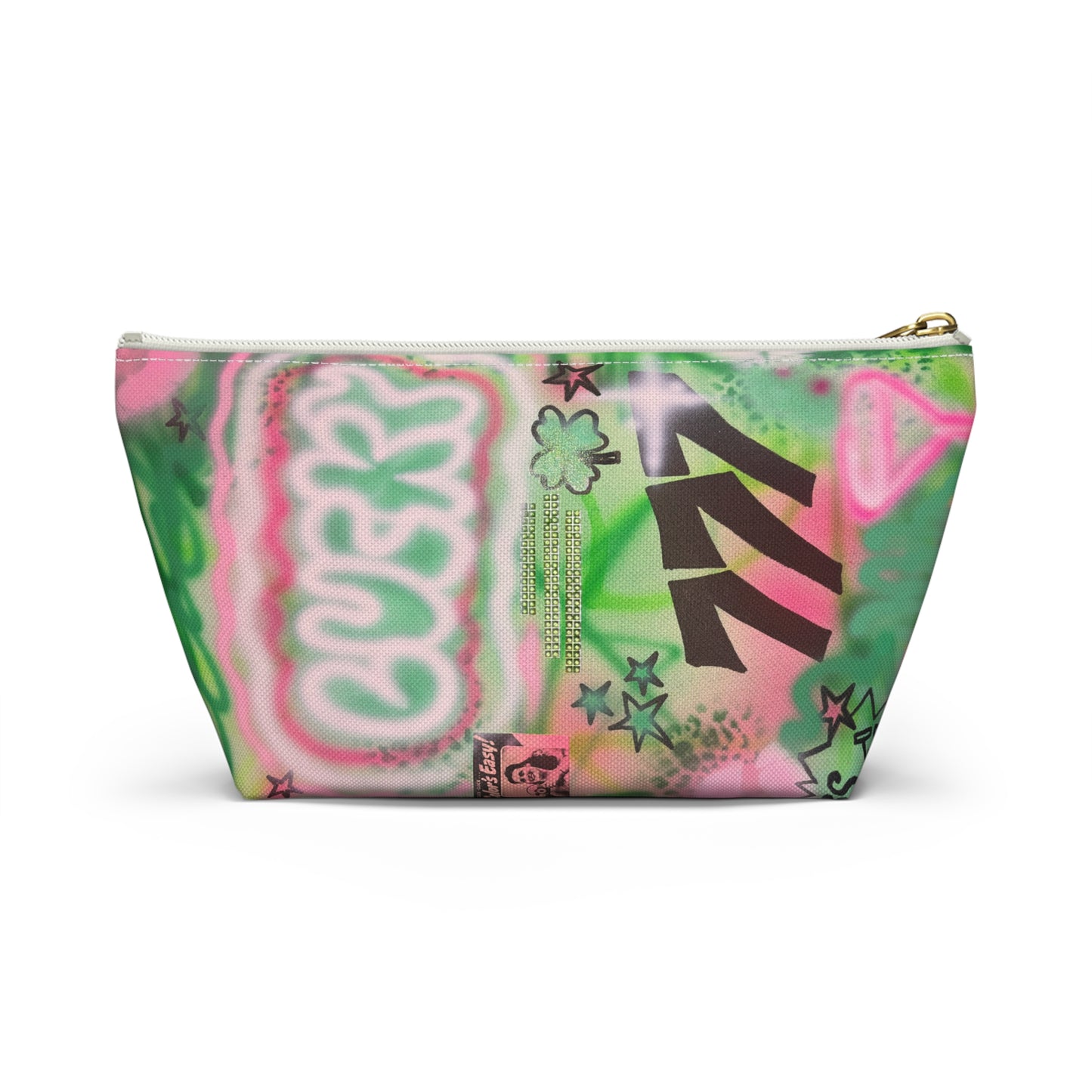 "so lucky" airbrush makeup pouch