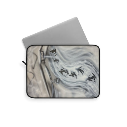 "arctic avalanche" airbrush laptop sleeve