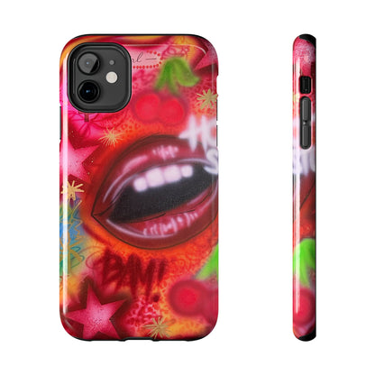"hot stuff" airbrush iPhone case