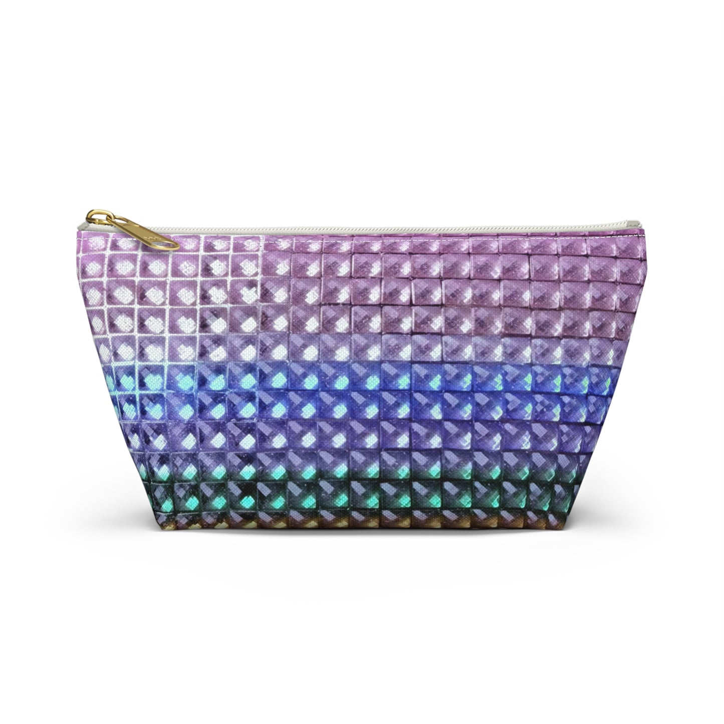"multicolor studs" airbrush makeup pouch