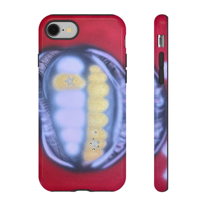 "bite me bling" airbrush iPhone case