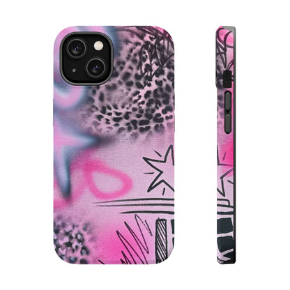 MagSafe "onyx cheetah" airbrush iPhone case