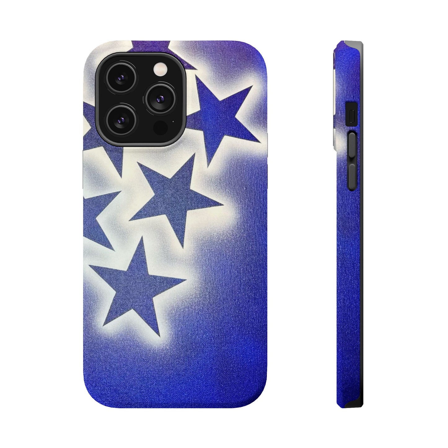 MagSafe "frosted galaxy" airbrush iPhone case